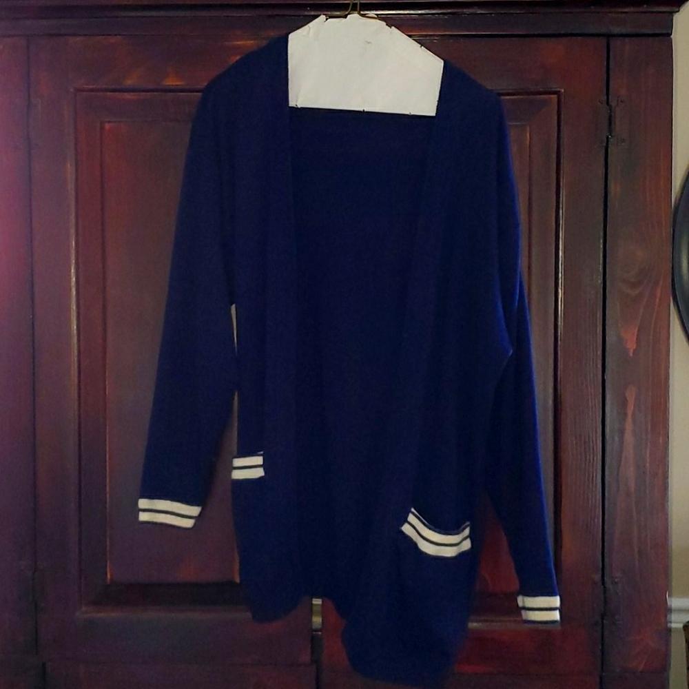 Navy Outlander cardigan